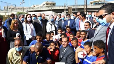 وزيرة التضامن تفتتح أكبر مجمع لأطفال وكبار بلا مأوى