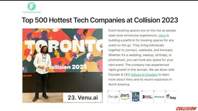 حكاية ”venu” أول منصة إلكترونية مصرية من أفضل 500  على مستوى العالم