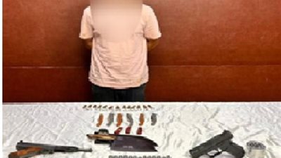 ضبط شخص بالقاهرة لقيامه بالإتجار بالأسلحة البيضاء وطبنجات ضغط الهواء