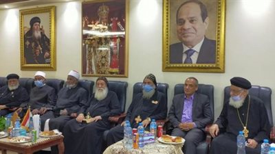 لهذا السبب .. وفد من خريجي الأزهر يزور كاتدرائية رئيس الملائكة ميخائيل بأسوان