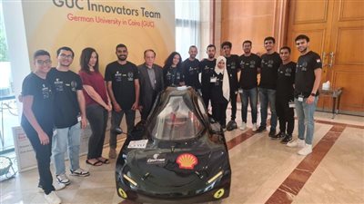 فوز فريق الجامعة الألمانية بالقاهرة بالمركز الأول في النسخة المحلية من مسابقة شل البيئي2023