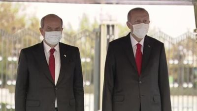 تفاصيل لقاء أردوغان ورئيس جمهورية شمال قبرص التركية الجديد