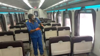 السكة الحديد تواصل أعمال التعقيم ضد كورونا