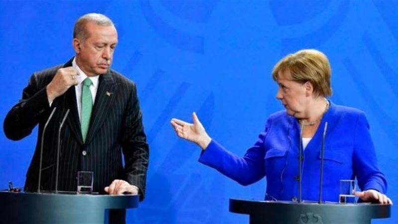 ميركل وأردوغان