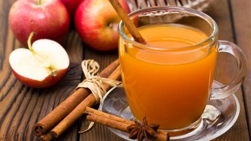 مشروب القرفة بالتفاح