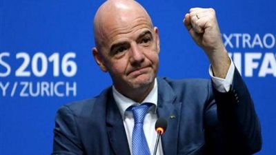 فيفا يعلن إصابة رئيسه جياني إنفانتينو بفيروس ”كورونا”