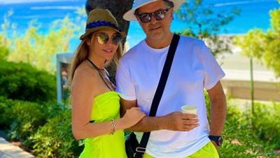 بصورة ورسالة رومانسية.. راغب علامة يحتفل بعيد ميلاد زوجته