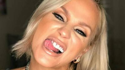 شاهد.. شيرين رضا في أحضان فنان شاب في الجونة