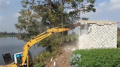 ”الرى ” تنفيذ 11 قرار إزالة مخالفات على النيل فى 3 محافظات