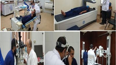 بالصور .. قافلة طبية للكشف على نزلاء منطقة سجون جمصة