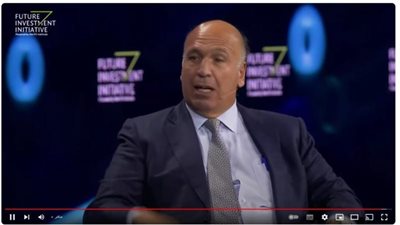 مؤسس القلعة يشارك في النسخة السابعة لمبادرة مستقبل الاستثمار بالرياض