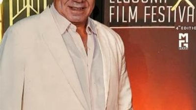 شاهد.. فريد شوقي يظهر في الحفل الختامي من مهرجان الجونة السينمائي