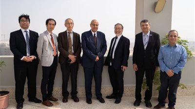 جامعة النيل الأهلية تستقبل وفد الجامعة المصرية اليابانية للعلوم والتكنولوجيا لبحث سبل التعاون والشراكة