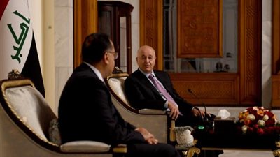تفاصيل مباحثات الرئيس العراقى مع ”مدبولى”