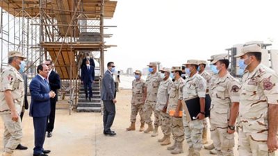بالصور.. كواليس جولة السيسى بالعاصمة الإدارية