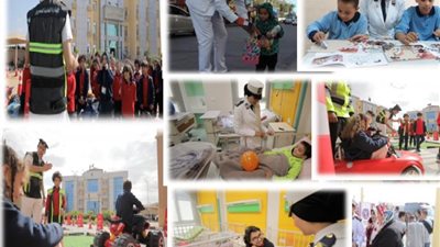 وزارة الداخلية تشارك الأطفال بمناسبة الإحتفال باليوم العالمى لحقوق الطفل