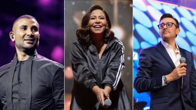 شيرين وسعد وصابر فى حفل ”روائع السنباطي” بموسم الرياض