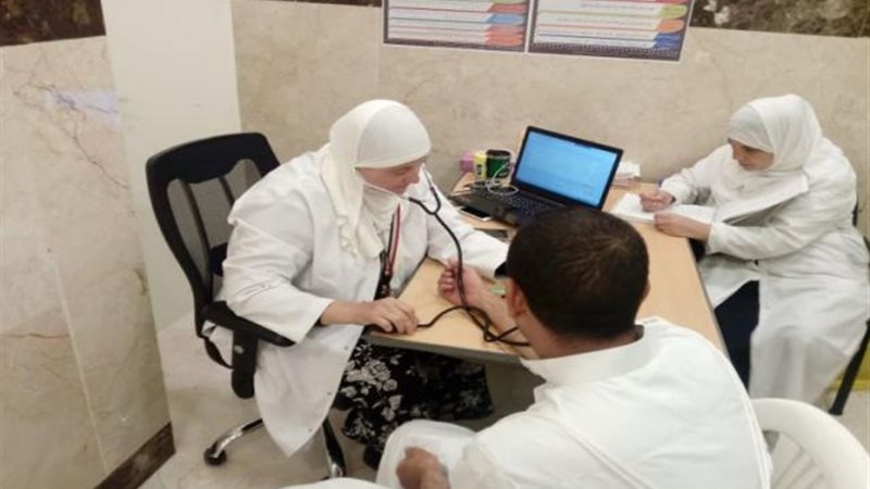 حة: عيادات البعثة