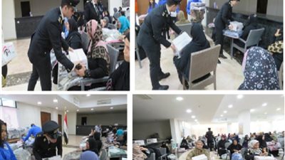 وزارة الداخلية توجه قافلة إنسانية بمنطقة الأسمرات بالقاهرة