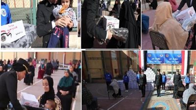 بالصور والتفاصيل .. وزارة الداخلية توجه قافلة إنسانية بحى أهالينا - مدينة السلام بالقاهرة