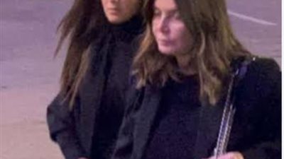 دنيا سمير غانم تتواجد فى عزاء الراحلة ناهد فريد شوقي