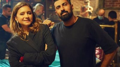 نيللي كريم تصور مشاهدها في فيلم ”العميل صفر”