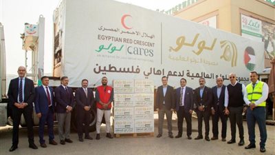 50 طناً من المواد الغذائية.. مجموعة اللولو العالمية ترسل مساعدات إغاثية إلـى غزة