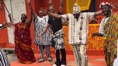 محمد رمضان يتعرض لموقف محرج أثناء تصوير أغنية أمم إفريقيا