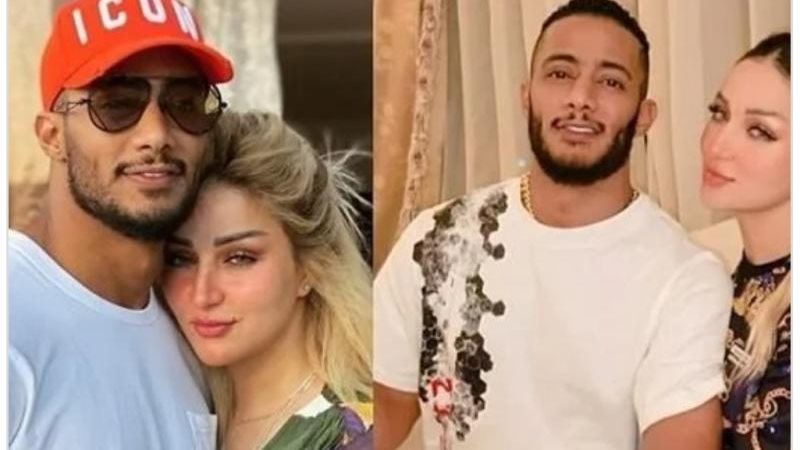 محمد رمضان وزوجته