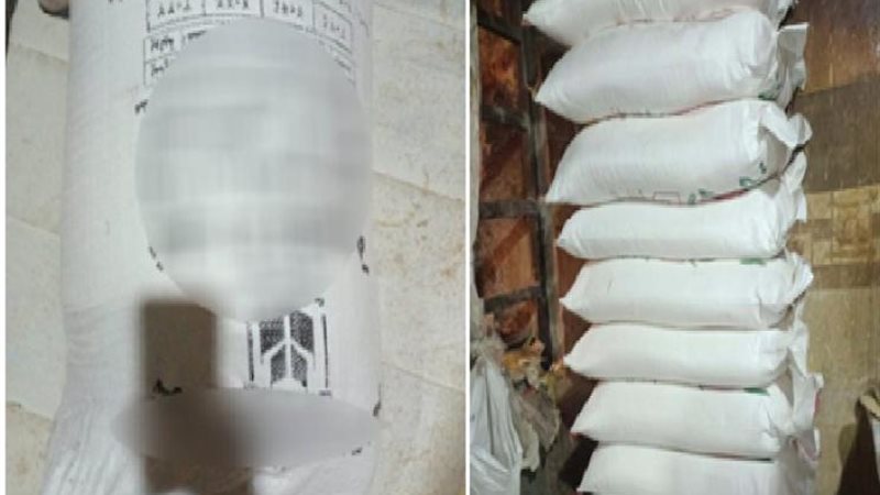 جانب من المضبوطات