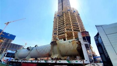 تعرف على آخر مستجدات عمليات التنفيذ بمشروع ” البرج الأيقونى ” أسطورة العاصمة اإدارية
