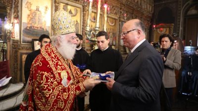 محافظ القاهرة يشهد إحتفال بطريركية الروم الأرثوذكس بعيد ميلاد السيد المسيح