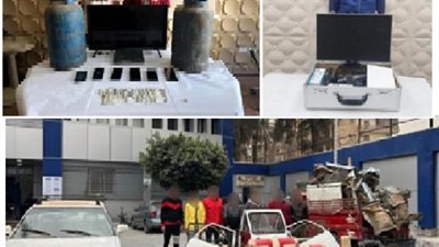 أجهزة مديرية أمن القاهرة تواصل ضبط وملاحقة العناصر الإجرامية واللصوص