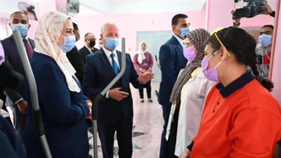 ”القباج” تفتتح  أعمال تطوير مؤسسة التثقيف الفكري للفتيات بحلوان