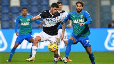 أودنيزي يتعادل مع ساسولو بالدوري الإيطالي