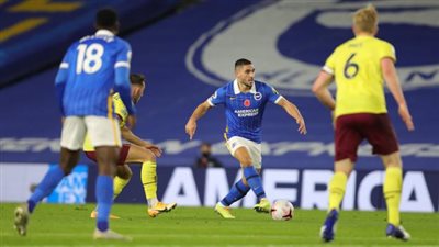 بيرنلي يفرض التعادل السلبي على برايتون في الدوري الإنجليزي