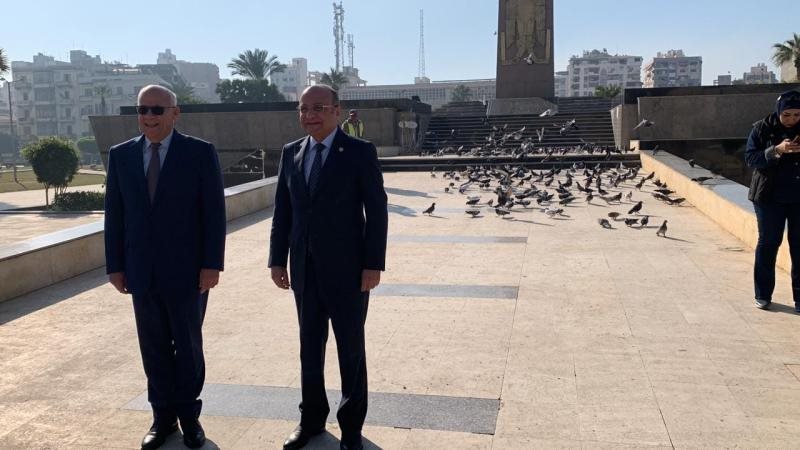 وزير العدل خلال زيارته