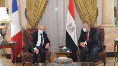 عاجل.. تفاصيل لقاء «شكري» ووزير خارجية فرنسا