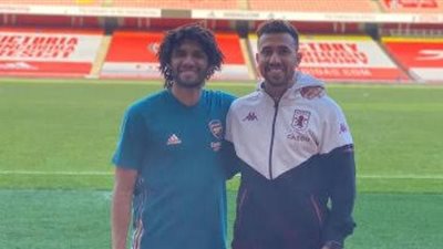 النني وتريزيجيه أساسيان في مباراة أستون فيلا ضد أرسنال بالدوري الإنجليزي