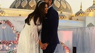 أحبك يا أميرتي.. أحمد صالح يتغزل في هنادي مهنا في أحدث ظهور لهما