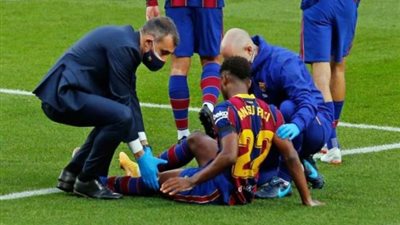 برشلونة يعلن غياب فاتي 4 أشهر بعد إصابته أمام ريال بيتيس