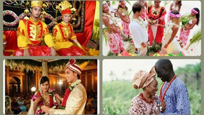 أبرزها الضرب بالسمك وتقديم الفئران.. تعرف على أغرب طقوس الزواج حول العالم