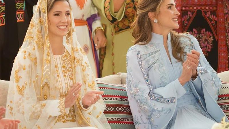 الملكة رانيا والأميرة