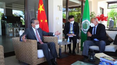 رفض تهجير الفلسطينيين.. أبرز ملفات مباحثات وزير خارجية الصين وأمين جامعة الدول العربية