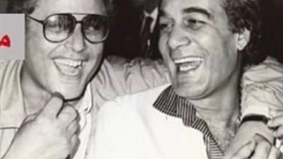 ضحكة من القلب.. رانيا محمود ياسين تحيي ذكرى رحيل محمود عبد العزيز بصورة نادرة مع والدها