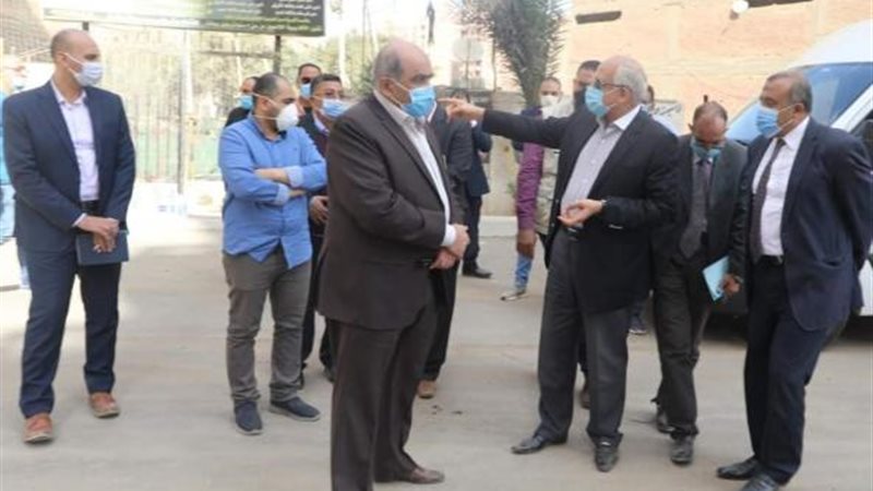 محافظ الجيزة خلال