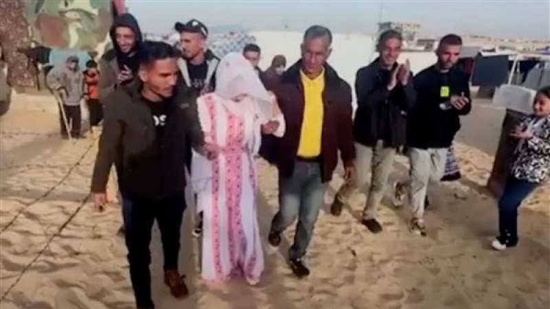 حفل زفاف عروسين فلسطينيين