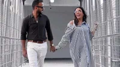 محمد مهران يحتفل بعيد زواجه الثاني: حبيبتي وشريكة حياتي