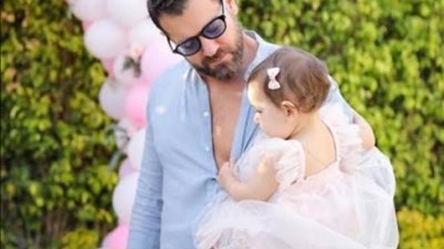 كندة علوش لـ عمرو يوسف: ”كل سنة وانت ألذ أب ربنا يخليك لينا يا أبو حياة”