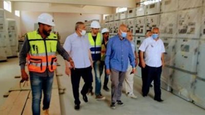 تعرف على نسبة تنفيذ محطات محولات كهرباء تغذية المناطق الصناعية بالعاشر